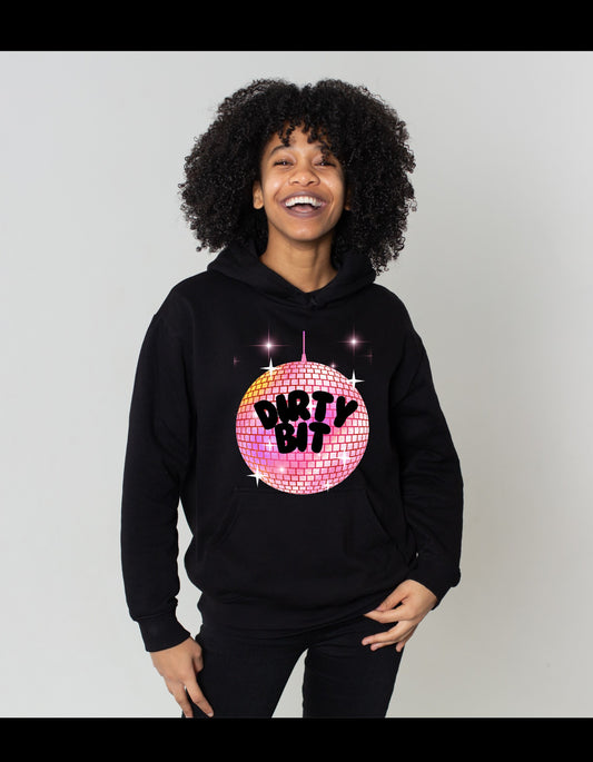 Woman's Crewneck Sweatshirt with "Dirty Bit"