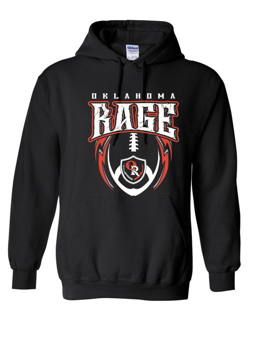 Oklahoma Rage Woman's Football Gear " Rage Logo Hoodie"