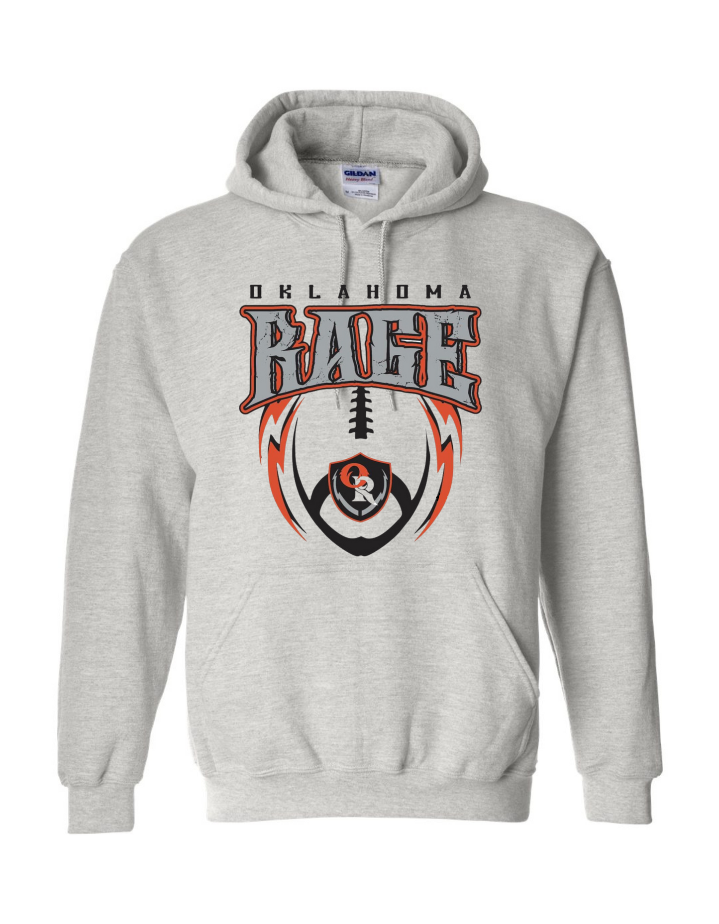 Oklahoma Rage Woman's Football Gear " Rage Logo Hoodie"
