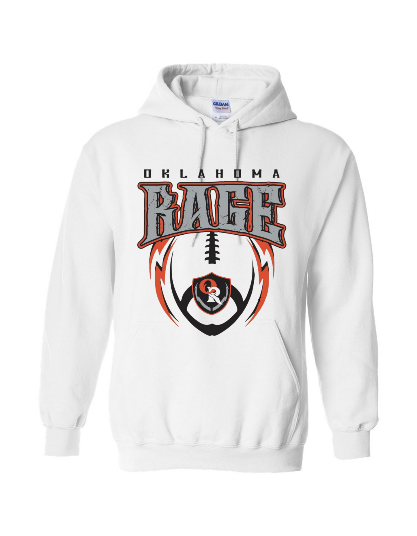 Oklahoma Rage Woman's Football Gear " Rage Logo Hoodie"