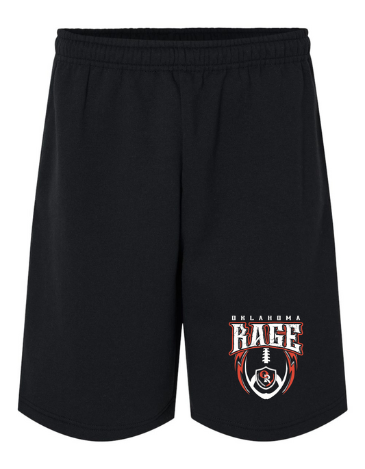 Oklahoma Rage Shorts in Black with Logo
