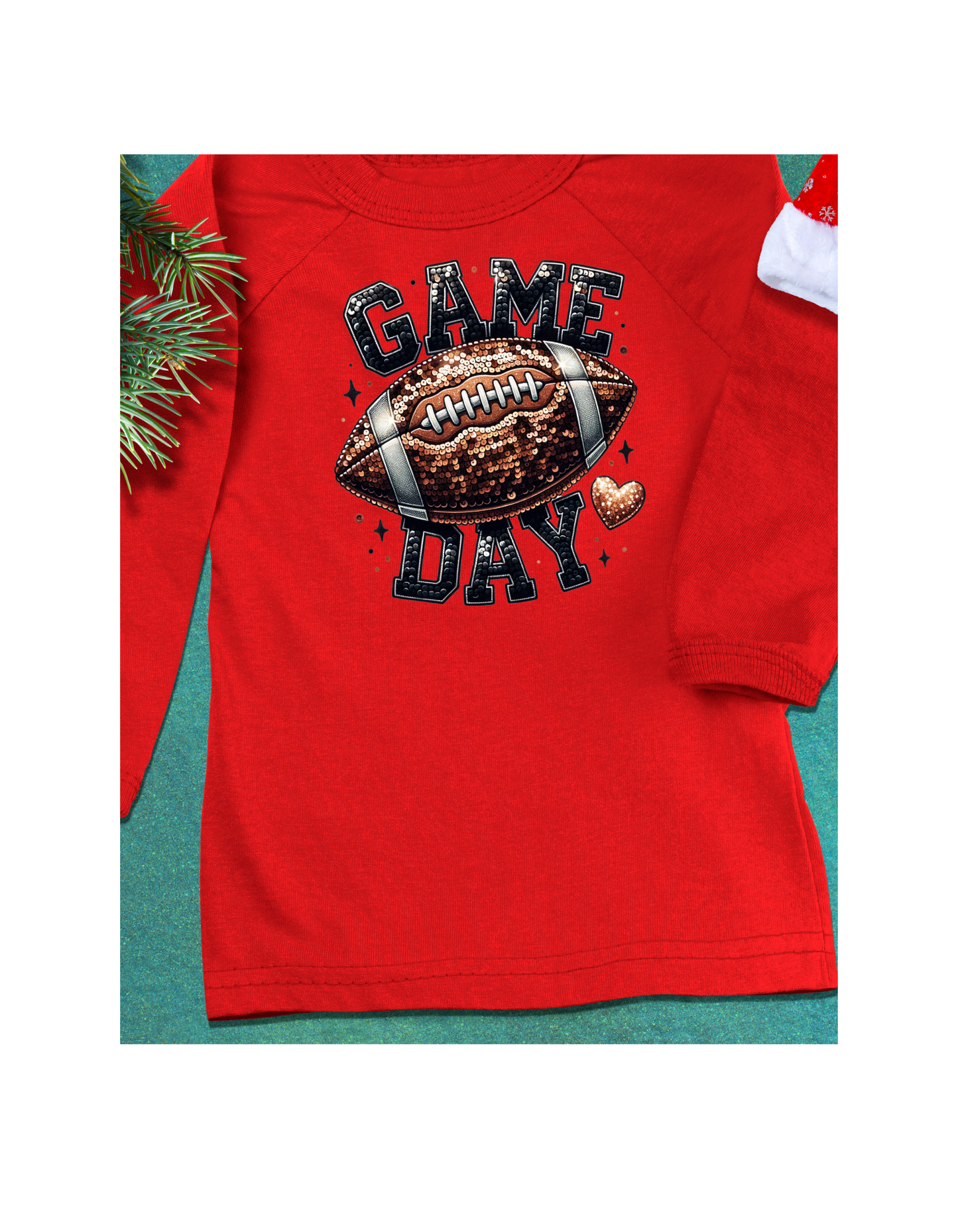 Long sleeve - Game Day - Red, Gray, Tan
