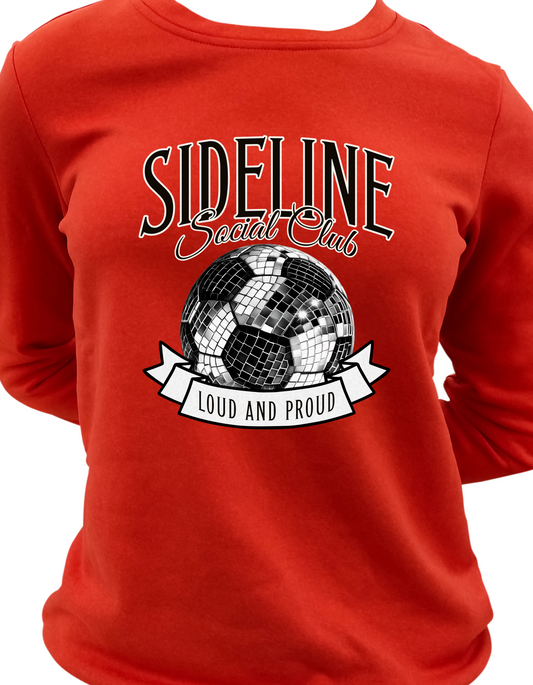 Long sleeve red or white Sweatshirt -
