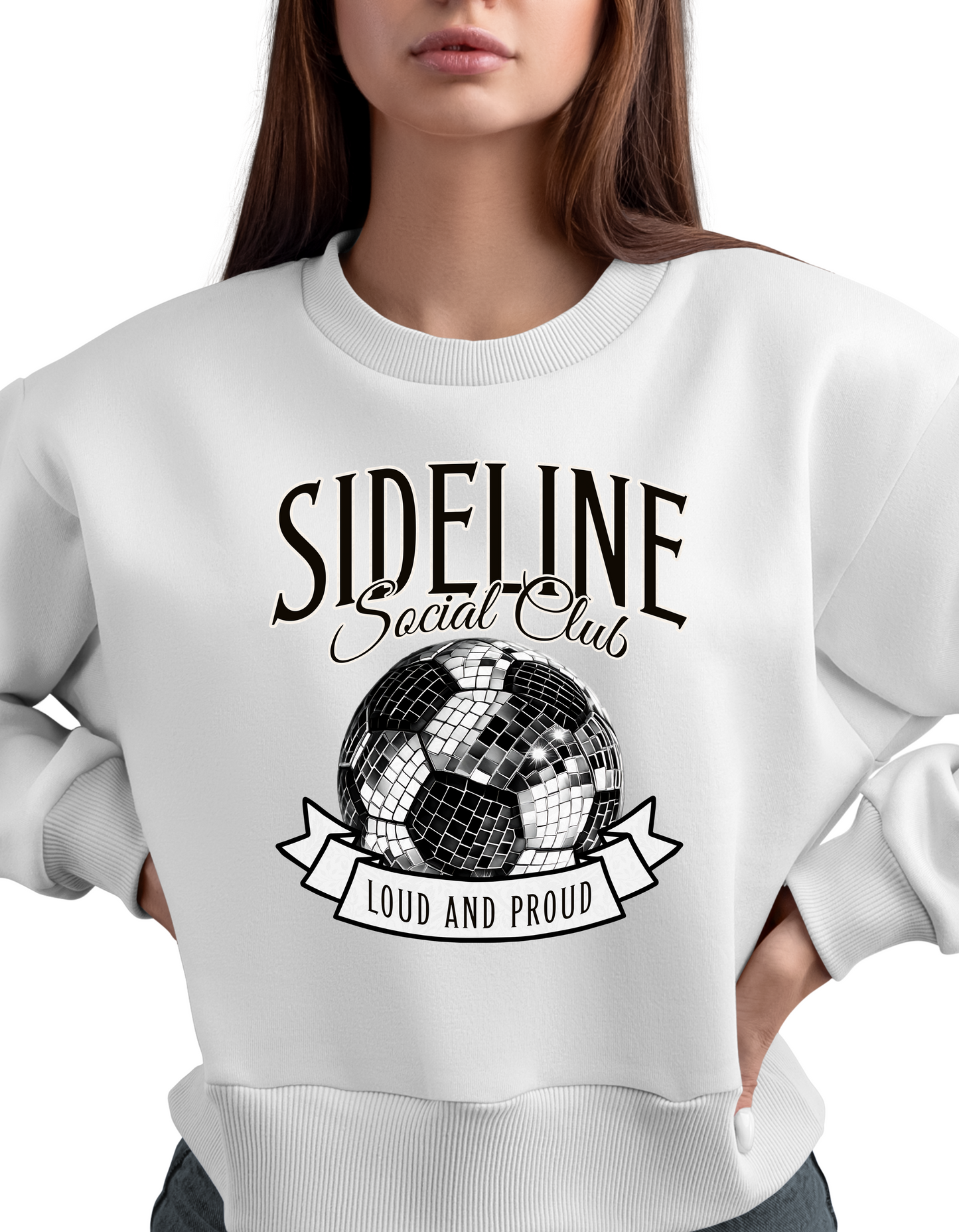 Long sleeve red or white Sweatshirt -