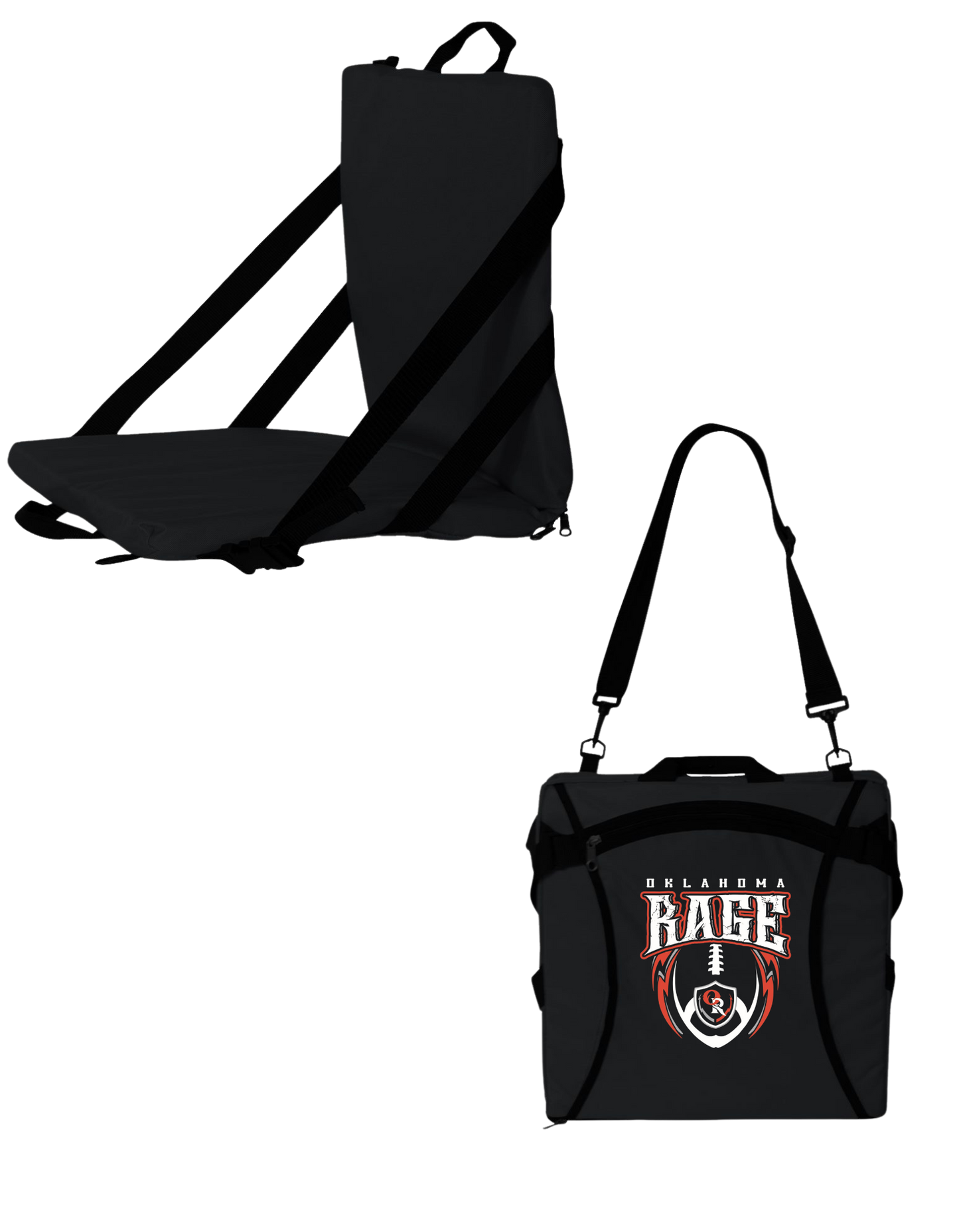 Oklahoma Rage Travel Stadium Seat with Strap