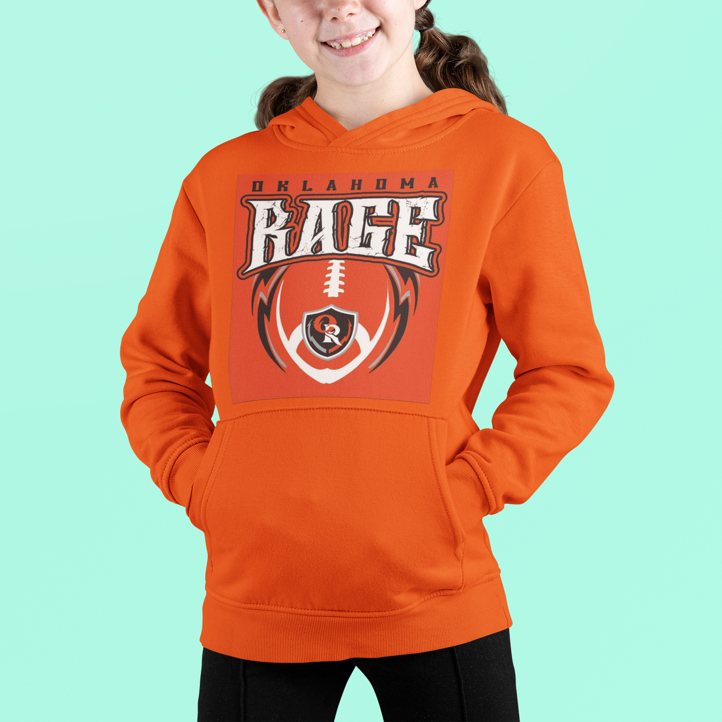 Oklahoma Rage Woman's Football Gear " Rage Logo Hoodie"